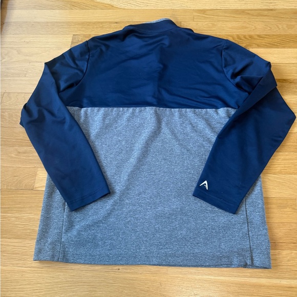 Los Angeles Chargers Antigua 1/4 Zip Pullover Jacket - Men's Medium - Blue/Gray - Picture 6 of 7